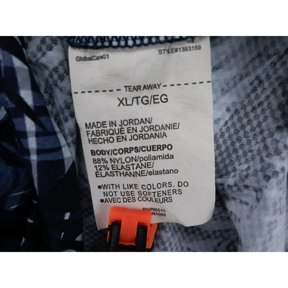 Under Armour Shirt Mens XL Blue All Over Floral Print The ISO Chill Polo Golf